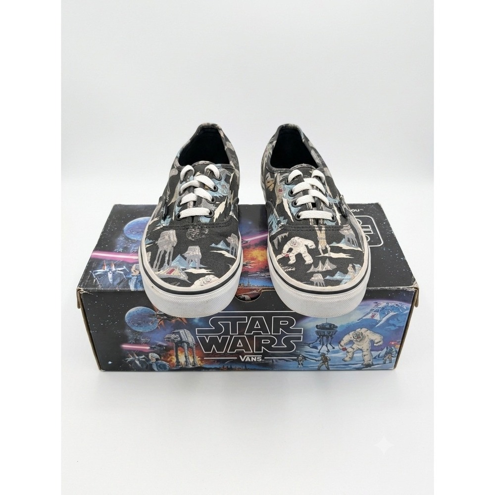 Vintage‎ 2014 Vans Star Wars Authentic Dark side Empire Strikes Back Women's 7.5